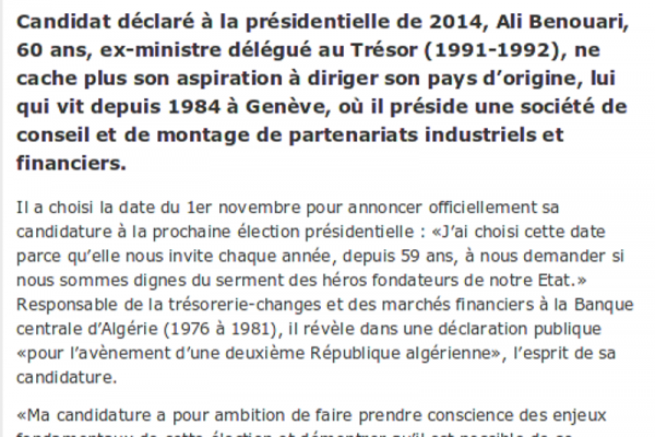 Ali-Benouari-El-Watan-Candidature-02112013